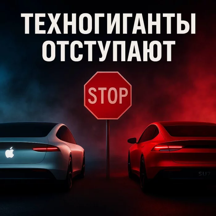 Техногиганты отступают: Apple закрыла проект электромобиля, Xiaomi откладывает массовое производство